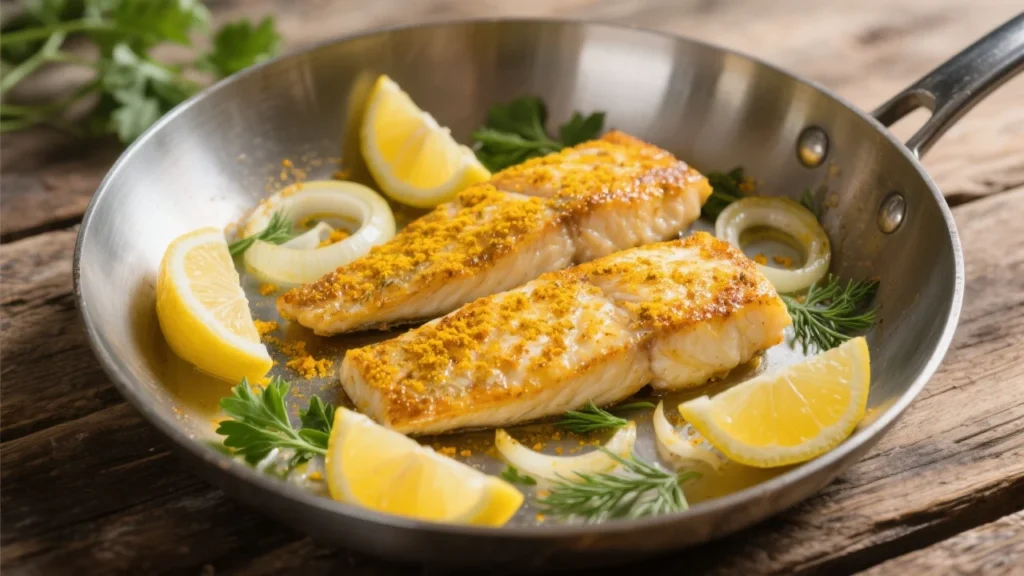 Merlu au Citron et Échalote