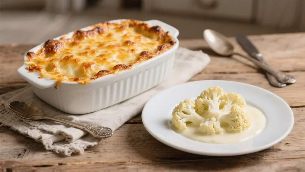 Chou-fleur à la Béchamel