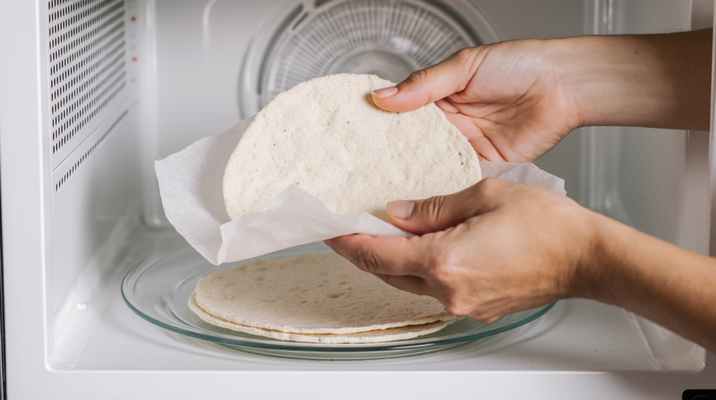 Burrito au Poulet Facile 2 Burrito au poulet maison, garni de morceaux de poulet grillé, riz, haricots noirs, poivrons, fromage fondu et sauce crémeuse, enveloppé dans une tortilla moelleuse et dorée, servi avec des accompagnements mexicains.