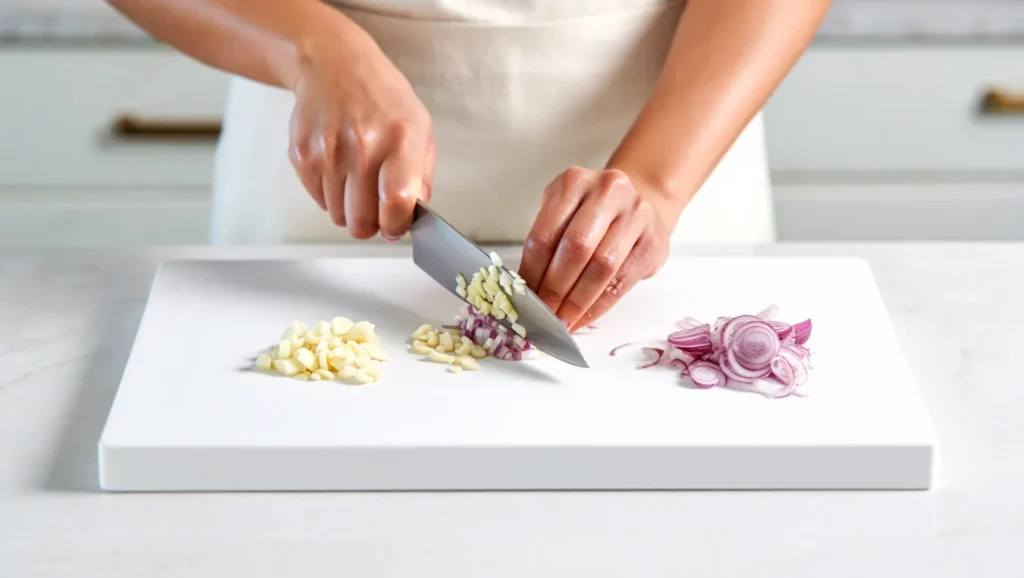 Congre Poêlé : Simple et Savoureuse 3 Congre poêlé doré à souhait, servi dans une assiette blanche avec une garniture de citron frais et herbes aromatiques (persil ou ciboulette). Accompagné d’une purée de légumes ou de riz basmati. Arrière-plan minimaliste avec lumière naturelle douce pour un effet appétissant et élégant.