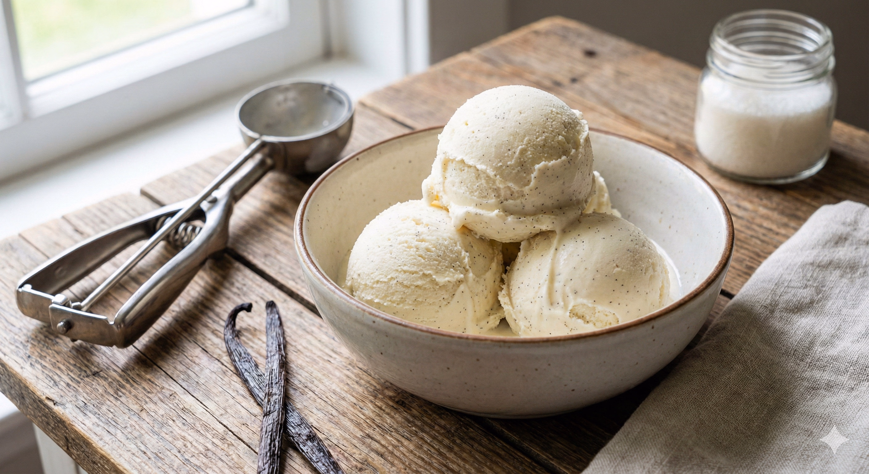 Recette Glace à la Vanille Maison (Crème Anglaise)