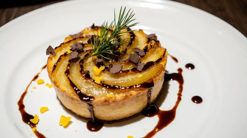 Tatin de fenouil confit et sauce chocolat 6 astuce de pro
