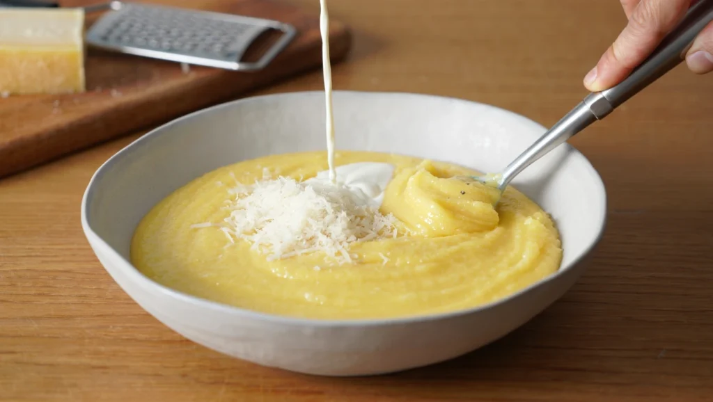 Polenta crémeuse : recette italienne 4 etqpe 33