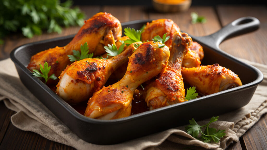 Pilons de Poulet au Paprika et Curcuma