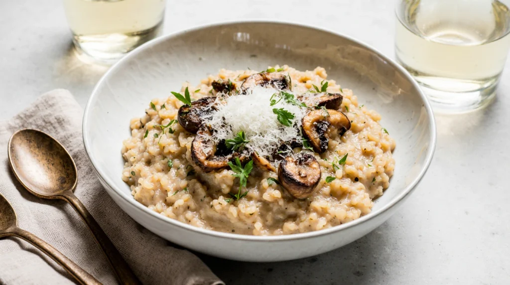 Recette risotto champignon