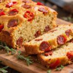 Cake au Chorizo et aux Poivrons