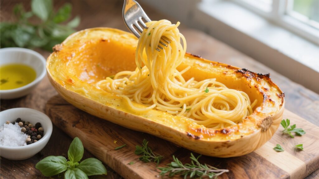 Courge Spaghetti Rôtie