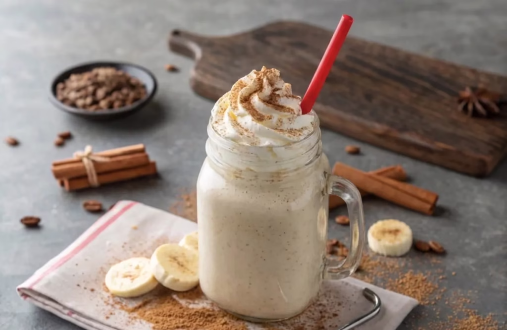 Milkshake à la banane crémeux – recette milkshake facile
