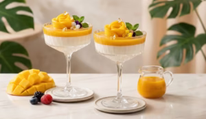 Panna cotta à la mangue