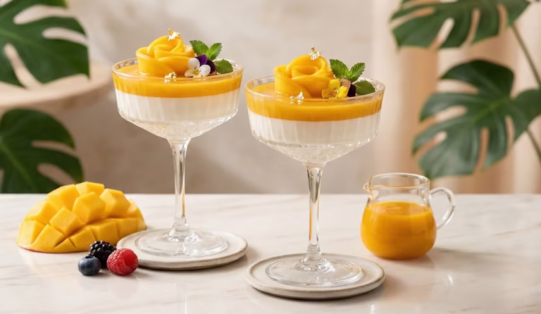 Panna cotta à la mangue