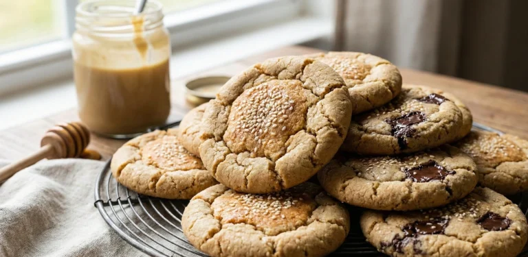 Cookies Moelleux au Tahini (Sans Œufs)