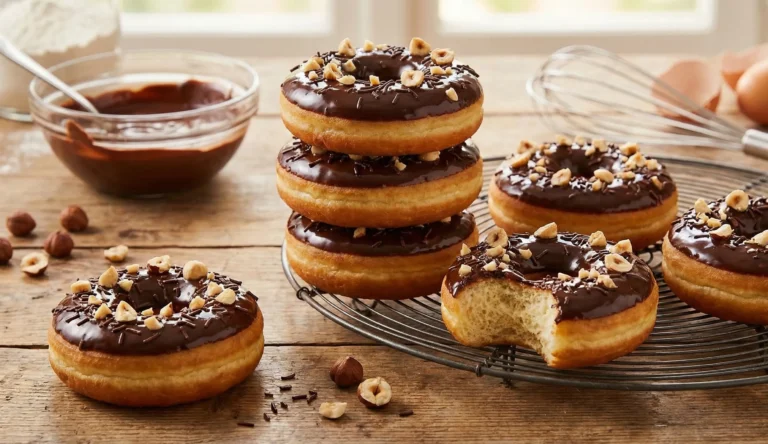 Donuts Glacés au Chocolat (Au Four) : La Recette Moelleuse