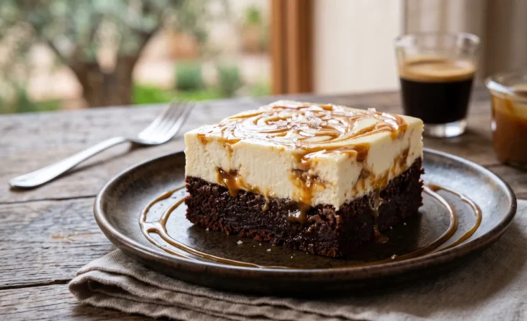 Brownie Cheesecake Tourbillon Caramel : La Recette Ultime
