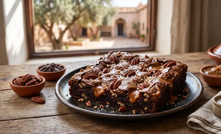 Brownie aux Noix de Pécan & Caramel Beurre Salé