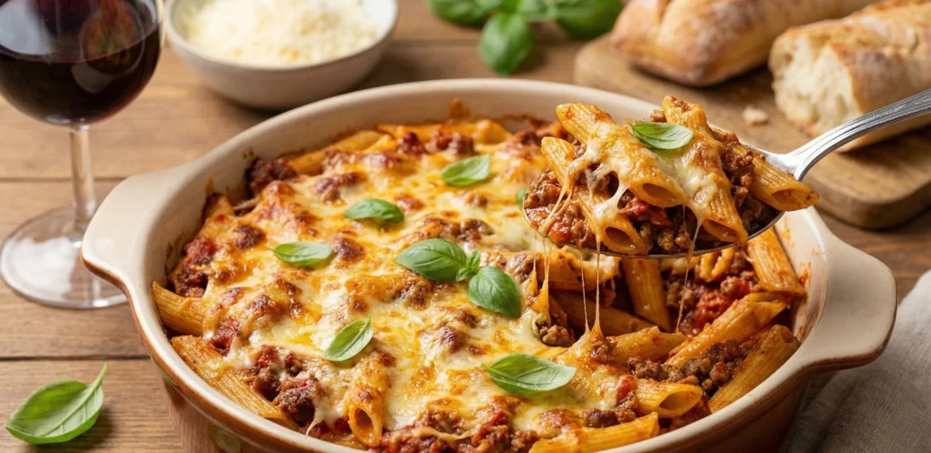 Gratin de Pâtes Façon Bolognaise : Le Réconfort Familial Ultime