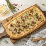 Savoureuse Recette Flammekueche : L&rsquo;Authentique Tradition Alsacienne