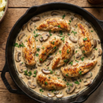 Aiguillettes de Poulet aux Champignons : Recette Simple et Savoureuse