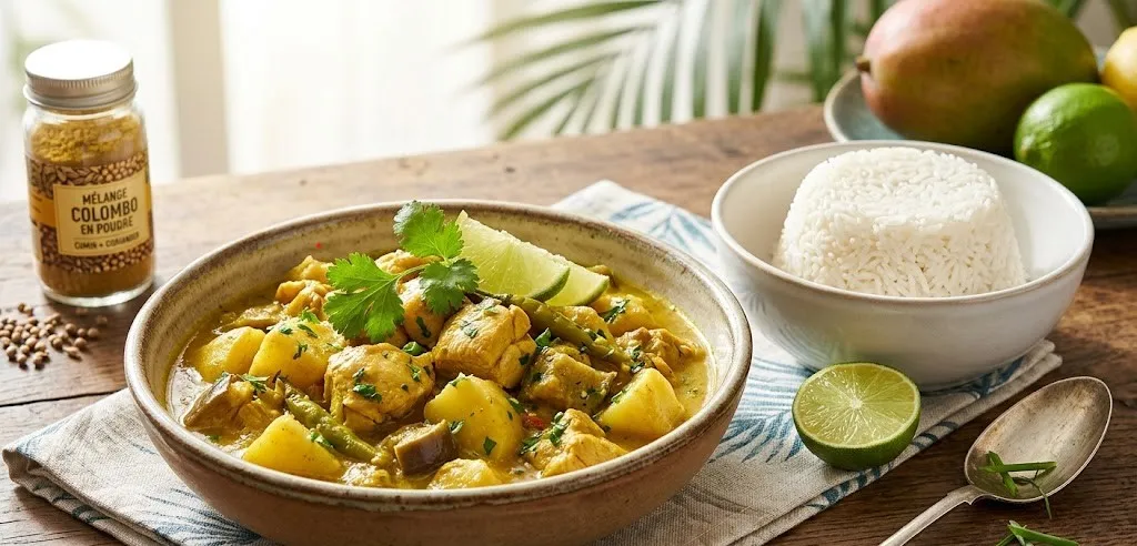 Colombo de Poulet Antillais : L&rsquo;Évasion Culinaire Parfaite
