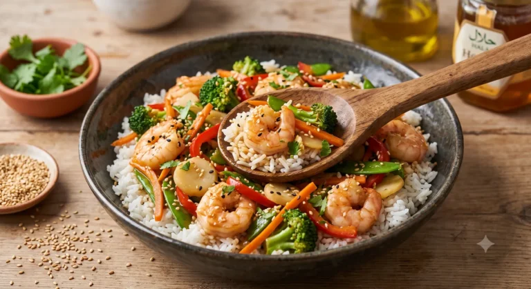 Riz aux Crevettes et Miel: Une Recette Exotique et Simple