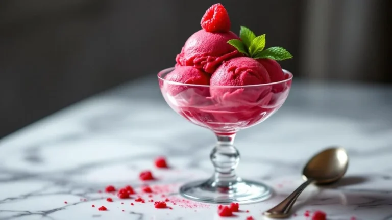 Sorbet Framboise Maison : La Recette Rafraîchissante et Facile