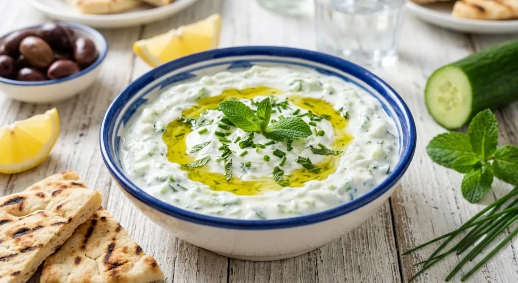 Recette Authentique de Sauce Concombre Yaourt Grecque : Le Tzatziki