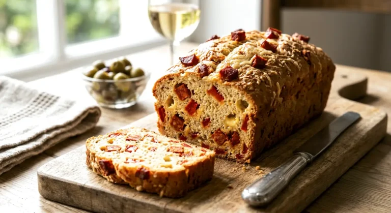 Cake au Chorizo et aux Poivrons