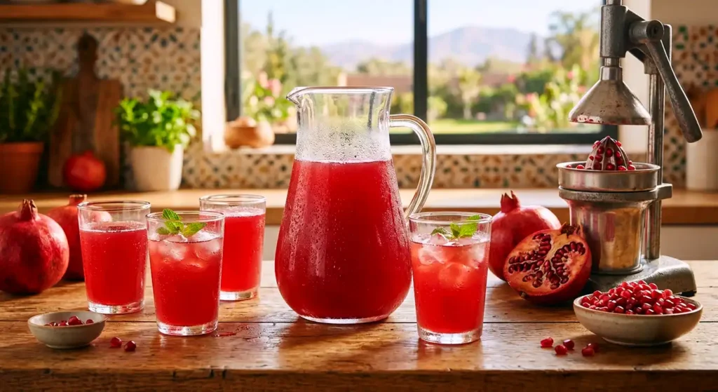 Jus de grenade maison