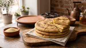 Kesra Algérienne : la galette de semoule sablée à l&rsquo;huile